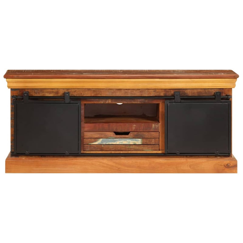 vidaXL tömör újrahasznosított fa TV-szekrény 110x30x45 cm