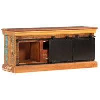 vidaXL tömör újrahasznosított fa TV-szekrény 110x30x45 cm 4