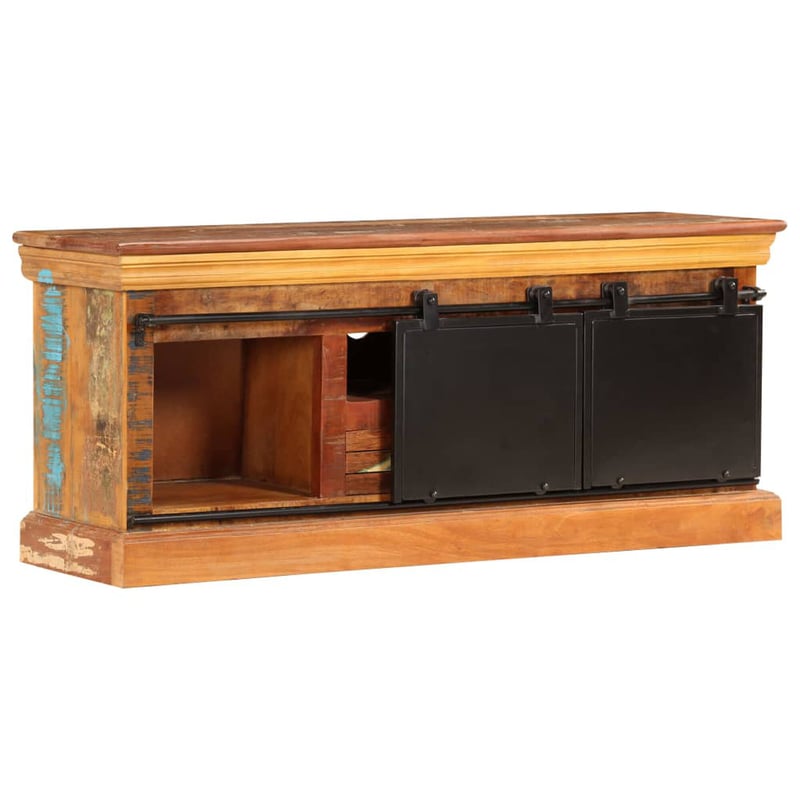 vidaXL tömör újrahasznosított fa TV-szekrény 110x30x45 cm