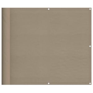 Balkónová zástena vidaXL, oxfordský polyester, taupe, 90x800 cm
