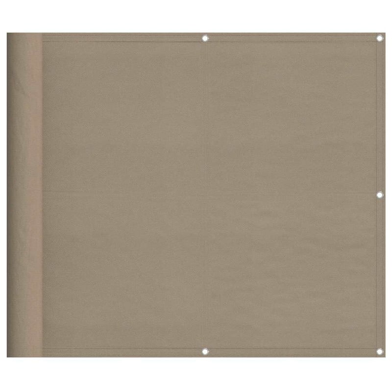 vidaXL tópszínű erkélyparaván 90x800 cm oxford poliészter