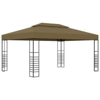 vidaXL tópszínű pavilon 3x4m 180g/m² vízálló 1