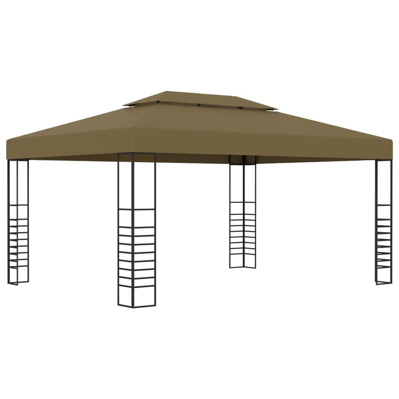 vidaXL tópszínű pavilon 3x4m 180g/m² vízálló