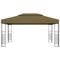 vidaXL tópszínű pavilon 3x4m 180g/m² vízálló 2