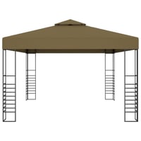 vidaXL tópszínű pavilon 3x4m 180g/m² vízálló 3