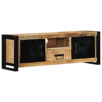 vidaXL TV szekrény 100x30x35 cm Mango fa 1