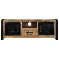 vidaXL TV szekrény 100x30x35 cm Mango fa 2