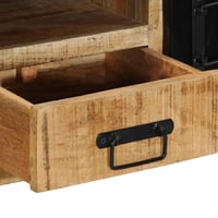 vidaXL TV szekrény 100x30x35 cm Mango fa 6