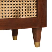 vidaXL TV szekrény fiókkal mangófából 70x33,5x46 cm barna 8