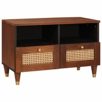 vidaXL TV szekrény fiókkal mangófából 70x33,5x46 cm barna 1