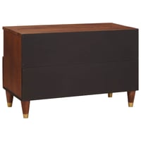 vidaXL TV szekrény fiókkal mangófából 70x33,5x46 cm barna 5