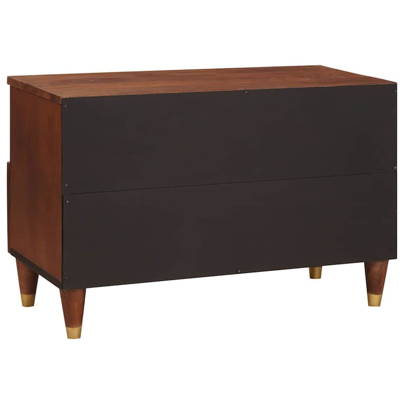 vidaXL TV szekrény fiókkal mangófából 70x33,5x46 cm barna