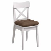 vidaXL Ülőpárnák 4 db Barna 45x45x12 cm szövetből 3