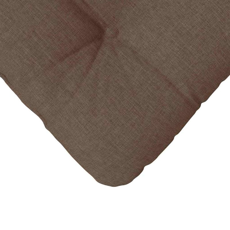 vidaXL Ülőpárnák 4 db Barna 45x45x12 cm szövetből