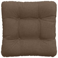 vidaXL Ülőpárnák 4 db Barna 45x45x12 cm szövetből 7