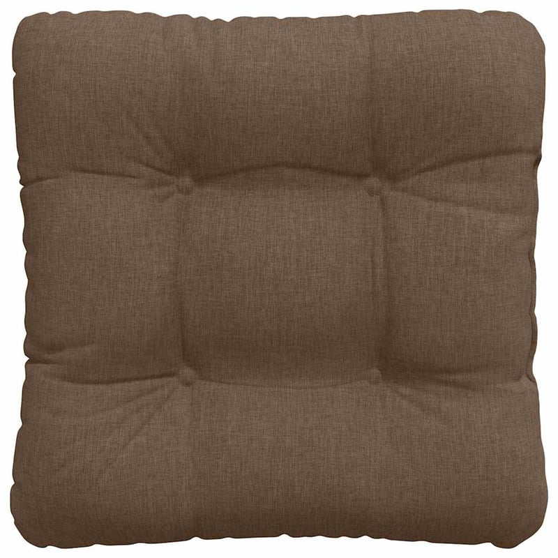 vidaXL Ülőpárnák 4 db Barna 45x45x12 cm szövetből