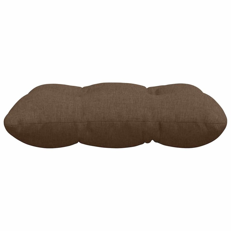 vidaXL Ülőpárnák 4 db Barna 45x45x12 cm szövetből