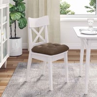 vidaXL Ülőpárnák 4 db Barna 45x45x12 cm szövetből 4