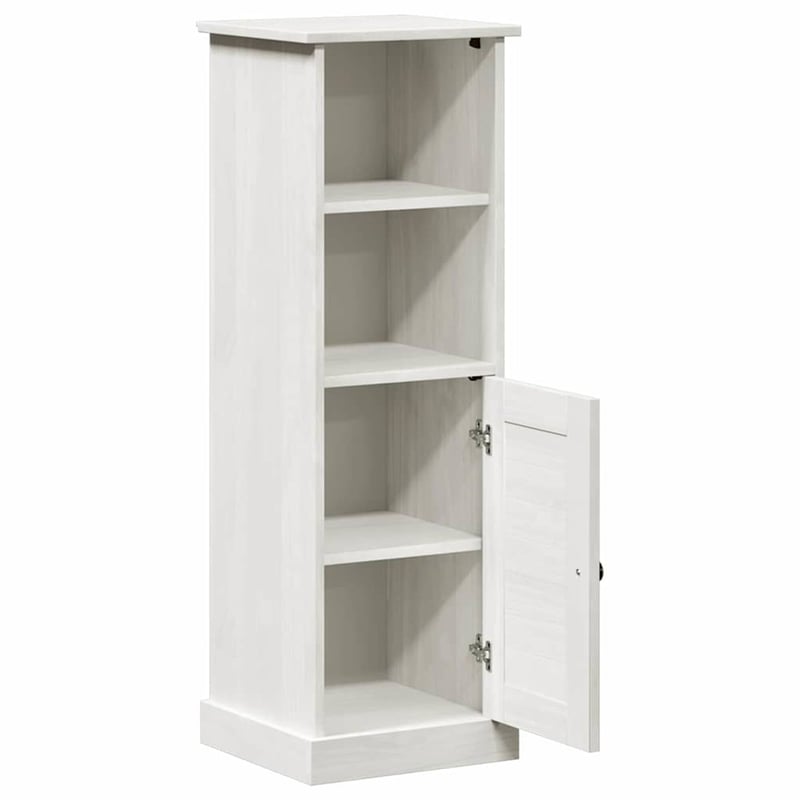 vidaXL VIGO Fürdőszoba Szekrény Fehér 37x34x110 cm