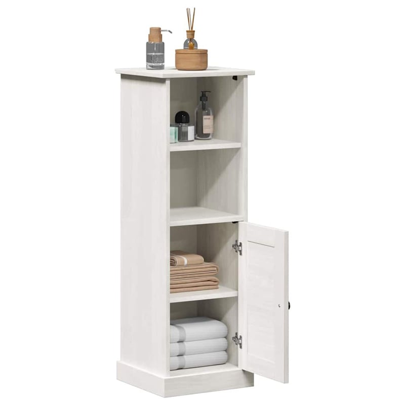 vidaXL VIGO Fürdőszoba Szekrény Fehér 37x34x110 cm