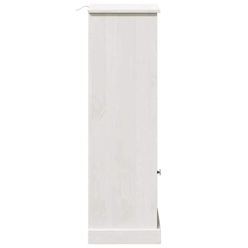 vidaXL VIGO Fürdőszoba Szekrény Fehér 37x34x110 cm