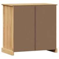 vidaXL VIGO tömör fenyőfa fiókos tálalószekrény 78x40x75 cm 7