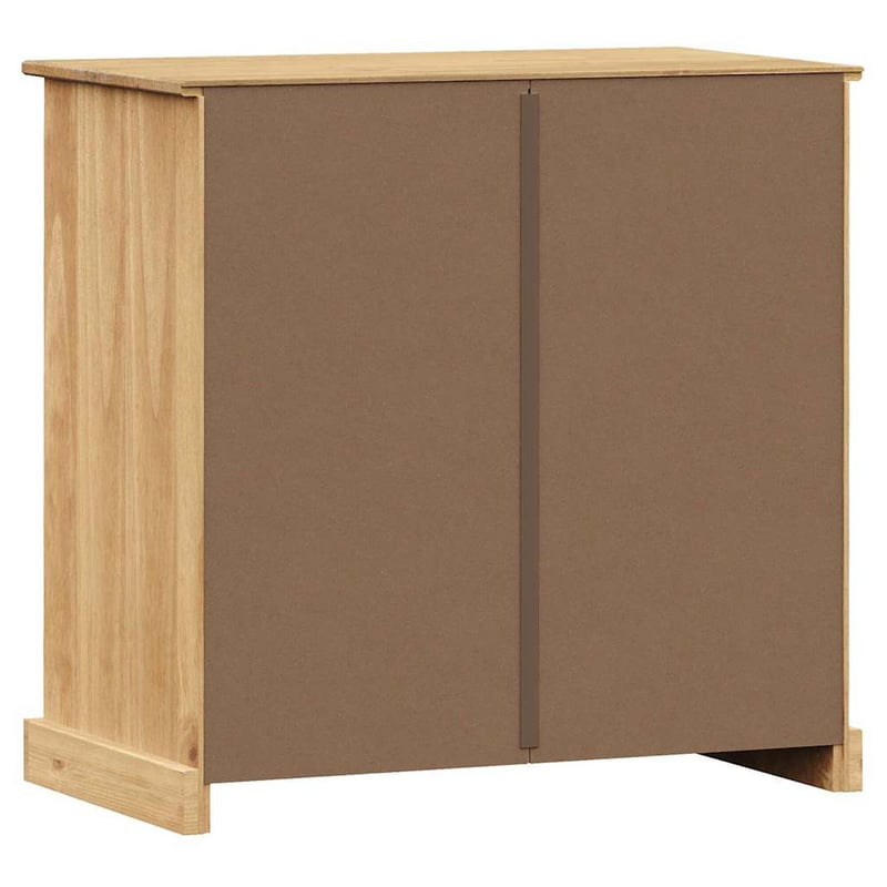 vidaXL VIGO tömör fenyőfa fiókos tálalószekrény 78x40x75 cm