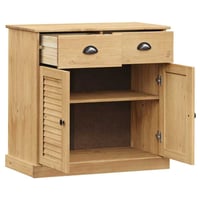 vidaXL VIGO tömör fenyőfa fiókos tálalószekrény 78x40x75 cm 4