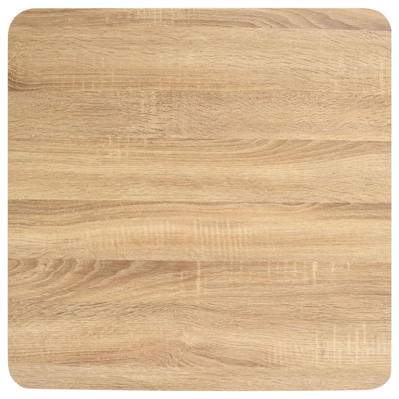 vidaXL világosbarna MDF bisztróasztal 60x60 cm