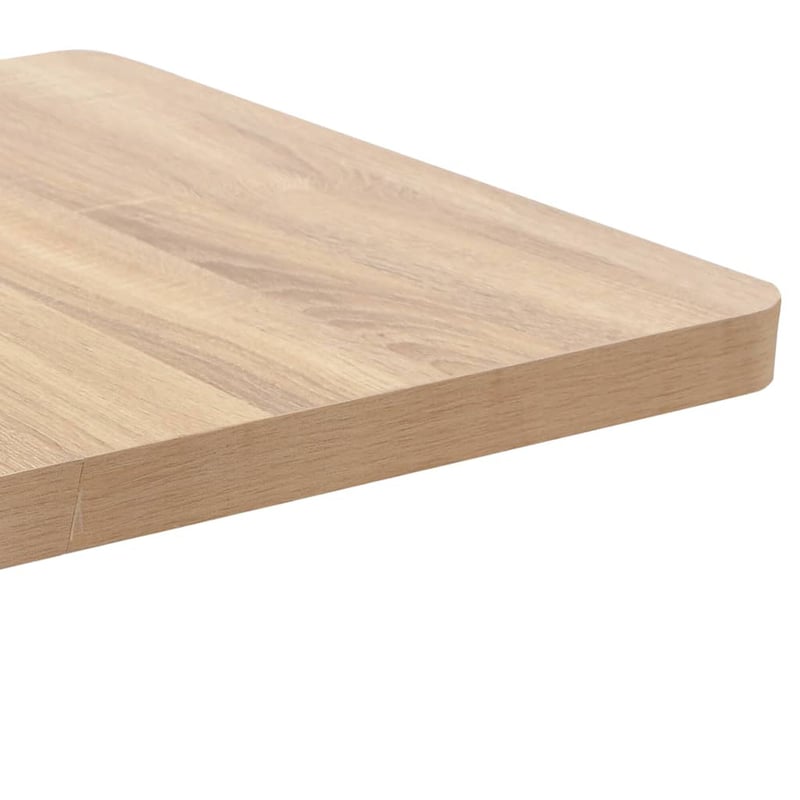 vidaXL világosbarna MDF bisztróasztal 60x60 cm