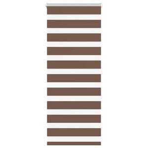 vidaXL Zebrová roleta hnedá – 60x150 cm