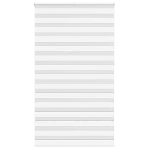 vidaXL Zebra roló függöny fehér - 130x230 cm