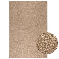 vidaXL ZIZUR Juta Hatású Szőnyeg 120x170 cm Beltéri Kültéri 1