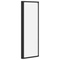vidaXL Zuhanyfal Fekete 120x117 cm Alumínium PP 6
