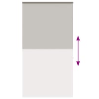 vidaXL zuhanyzó redőny kazettával 140x240 cm szövetszélesség 136 cm 5