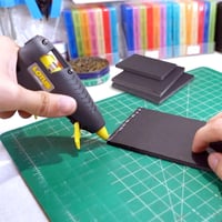 VIDETOL EVA pena, 2 kotúče, 33 x 150 cm, hrúbka 5 mm, čierna penová guma na kostýmy, remeselné výrobky a DIY projekty 5