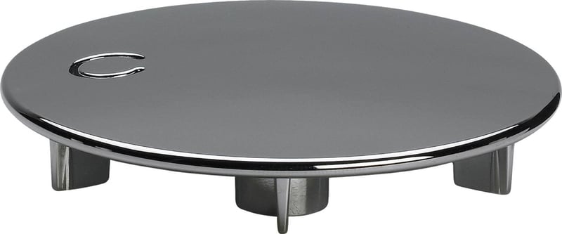 Viega Domoplex 6930.0 Krytka odtoku, chrómovaná, priemer 75 mm – pre odtokové súpravy Domoplex 52 mm, pre zvislé a vodorovné pripojenie