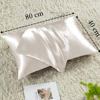 Vielit 2 db Párnatakaró 40x80 cm Bézs Selyemlágy Hajápolás 4