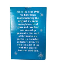 Glob de zăpadă din Viena, glob din sticlă veritabilă – aproape ca zăpada reală, motiv cu ceașcă de cafea, 4 cm 3