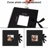 Album foto scrapbook Vienrose 20,5x20,5 cm cu 40 de pagini negre – Jurnal de amintiri artizanal 5