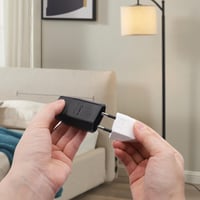 VIEVRE 4 darabos Euro csatlakozó lapos, Schuko dugó adapter 230V fekete 5
