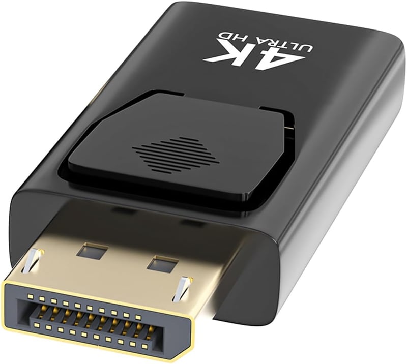 VIEVRE DisplayPort HDMI adapter 4K audióval - monitor, laptop, projektor, TV kompatibilis