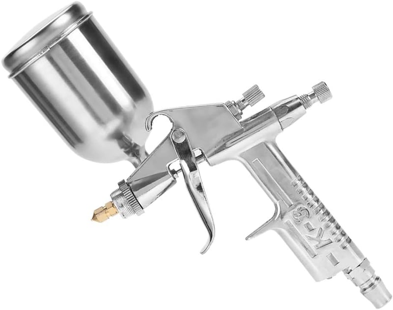 VIFER festékszóró pisztoly 0,5mm fúvókával, 125ml mini spray gun, precíziós festéshez