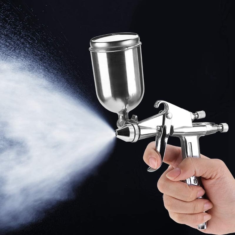 VIFER festékszóró pisztoly 0,5mm fúvókával, 125ml mini spray gun, precíziós festéshez