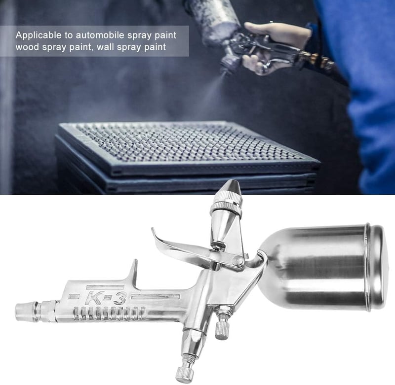 VIFER festékszóró pisztoly 0,5mm fúvókával, 125ml mini spray gun, precíziós festéshez
