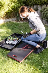 Tavă de colectare multifuncțională Vigor V5488, 80x52x10 cm, 50 L, recipient universal rezistent la acizi și baze 6