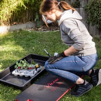 Tavă de colectare multifuncțională Vigor V5488, 80x52x10 cm, 50 L, recipient universal rezistent la acizi și baze 2