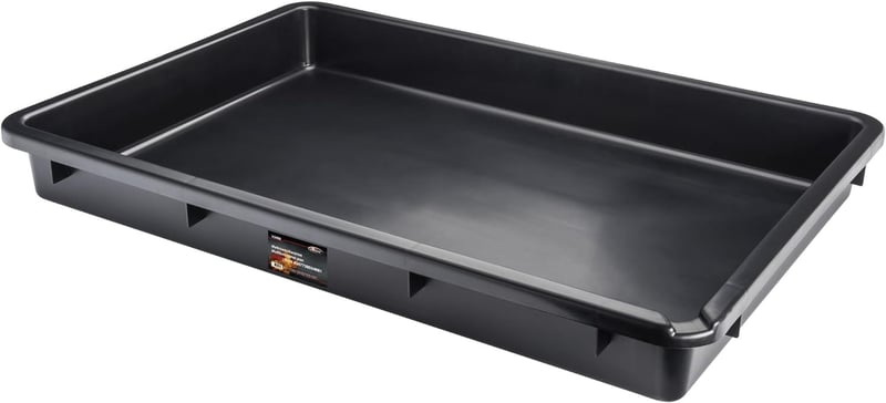 Tavă de colectare multifuncțională Vigor V5488, 80x52x10 cm, 50 L, recipient universal rezistent la acizi și baze