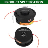 Viitech AutoCut 25-2 fűkasza fej 2db FS55 FS80 FS85 FS90 FS100 FS110 FS130 FS250 8