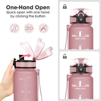 Športová fľaša na vodu Vikaster z Tritanu bez obsahu BPA so sitkom – 1 liter 5